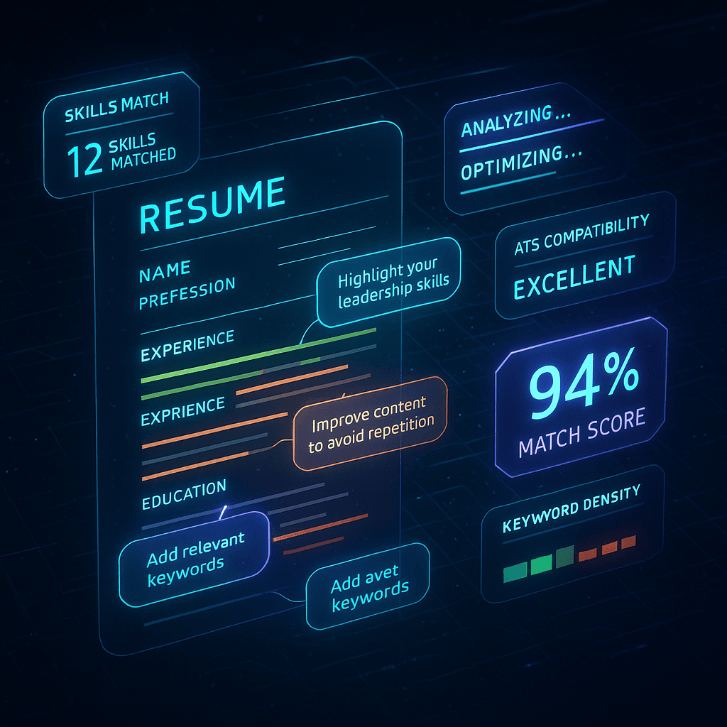 AI Job Assistant Interface